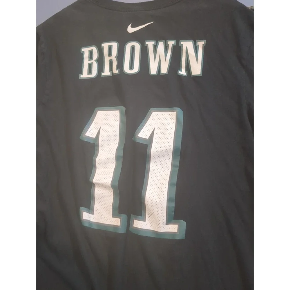 Pre-owned The‎ Nike Tee Philadelphia Eagles #11 Tee Black Size 2XL (Brown-back)